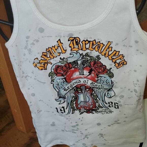 LAST CHANCE.Romeo & Juliet Couture "Heart Breaker" Sz M Top Design Harry Blu - Picture 2 of 10